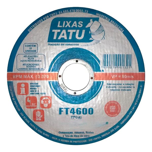 Disco de corte tatu Disco de corte tatu